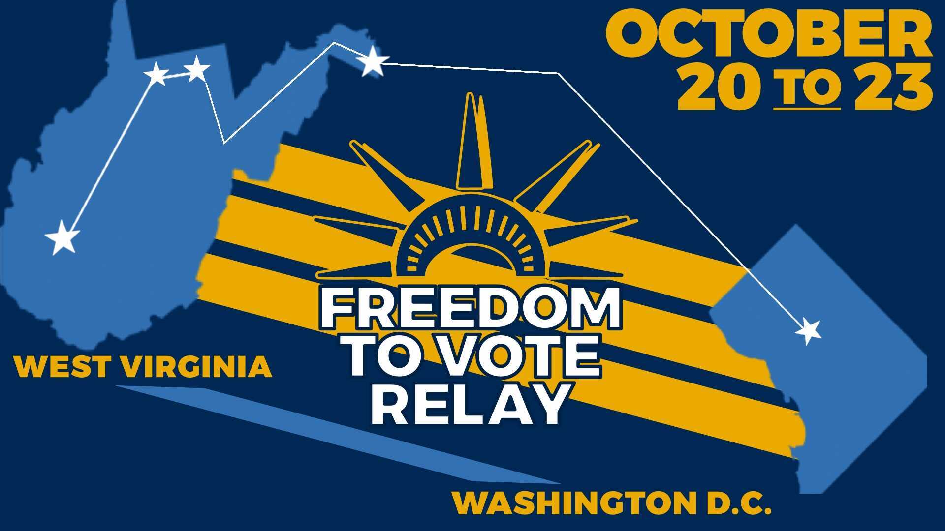 Join Us for the Freedom to Vote Relay - West Virginia Citizen Action ...